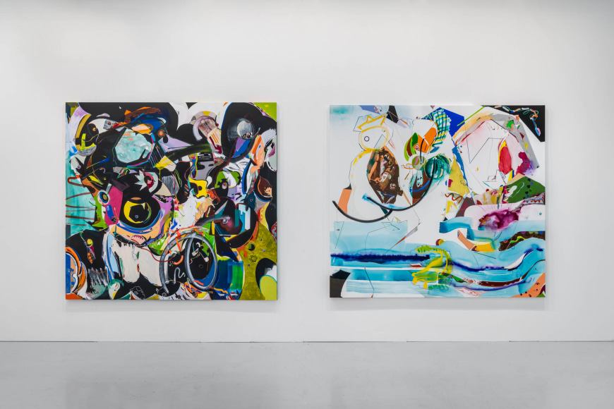 Installation view of PKM Gallery stand (Hall B, B24) in 2023 GALLERIES ART FAIR., Courtesy of PKM Gallery.