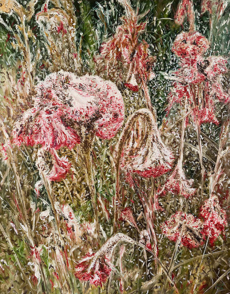 Kim Jiwon,&nbsp;Mendrami, 2007. Oil on linen, 182 x 227 cm.&nbsp;Courtesy of the artist &amp;amp; PKM Gallery.