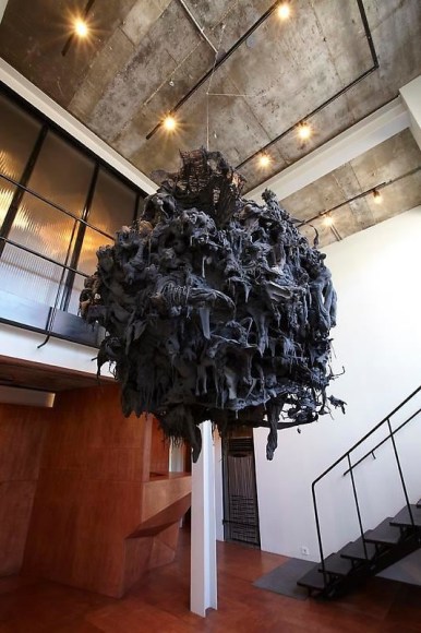 Ham Jin. Planet, 2012.&nbsp;Polymer clay, styrofoam on wire armature, 130 x 140 cm diameter. Courtesy of the artist &amp;amp; PKM Gallery l Bartleby Bickle &amp;amp; Meursault.