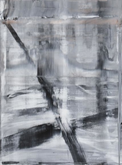 Shin Minjoo. Uncertain Emptiness 15044, 2015. Acrylic on canvas, 130 x 97 cm. Courtesy of the artist & PKM Gallery.
