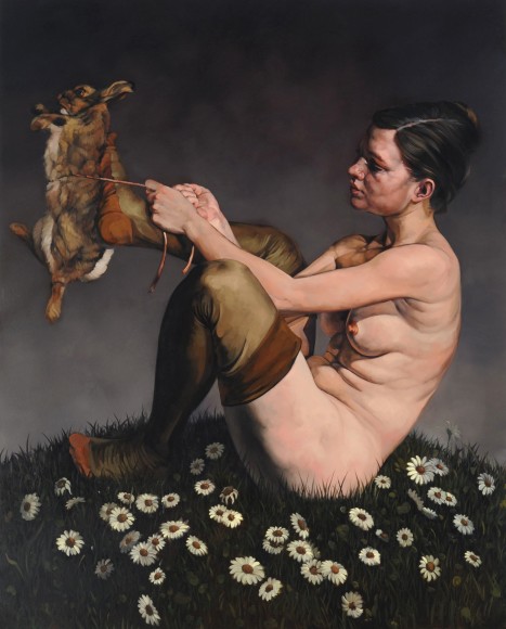 ERIK THOR SANDBERG Fleet 2009, oil on canvas, 60 x 40 inches.