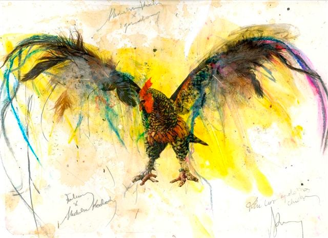 KOEN VANMECHELEN Untitled 2008, mixed techniques and collage on paper, 14 x 10 inches.