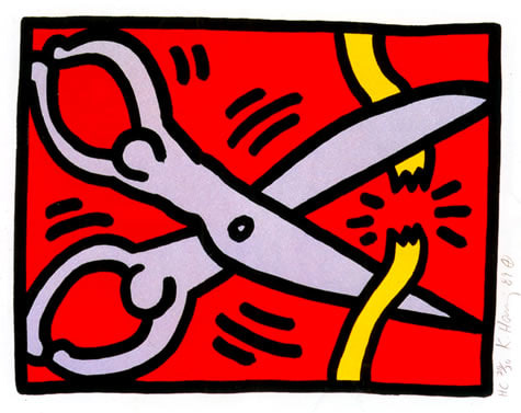 Pop Shop III (Scissors), 1989