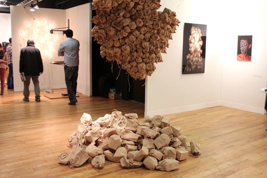 WILMER WILSON IV  2014, performance. Installation view: booth 1.17, VOLTA NY.