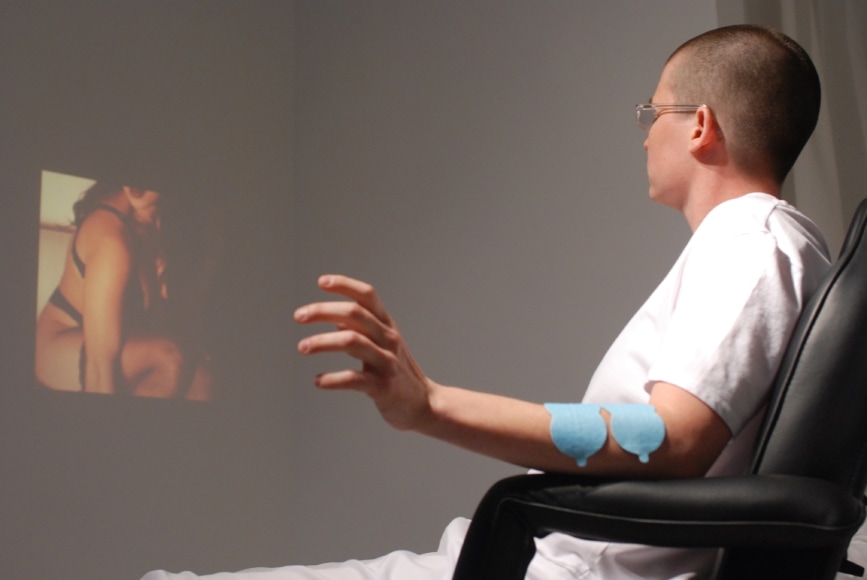 MARY COBLE Aversion 2007, performance. Installation view: Conner Contemporary Art.
