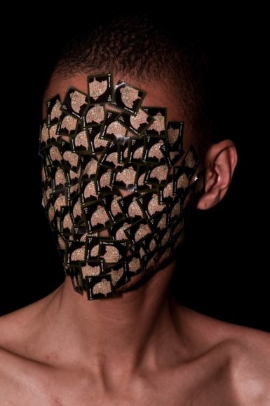 WILMER WILSON IV Henry Box Brown: Head (1¢) 2012, archival pigment print, 23 x 15 inches