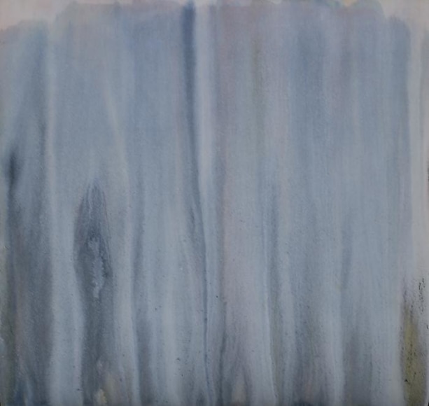 HOWARD MEHRING Untitled 1957, magna on canvas, 48 x 48 inches