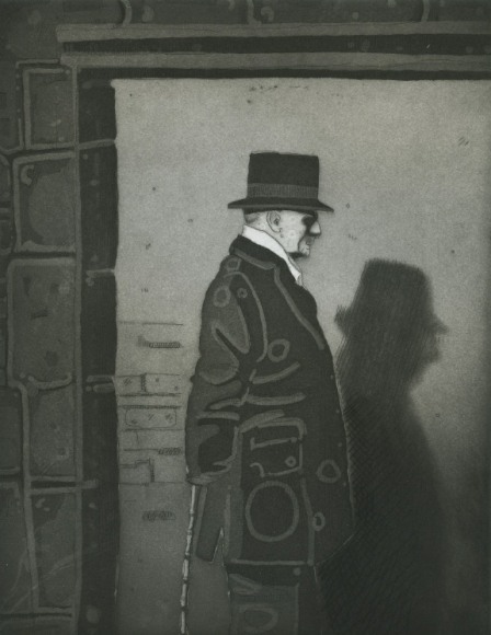 Julie Roberts Sickert's Shadow, portfolio of 5 etchings