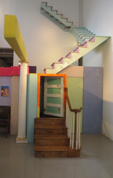 ALAN SIGGERS Rainbow Room (Rainbow Promise)  2014, mixed media, dimensions variable.