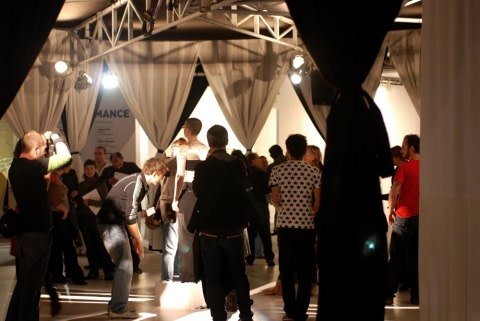MARY COBLE Marker (Madrid, Spain) 2008, performance. Installation view: ARCO.