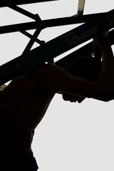 WILMER WILSON IV Faustian Ladders (#2) 2013, archival pigment print, 30 x 20 inches