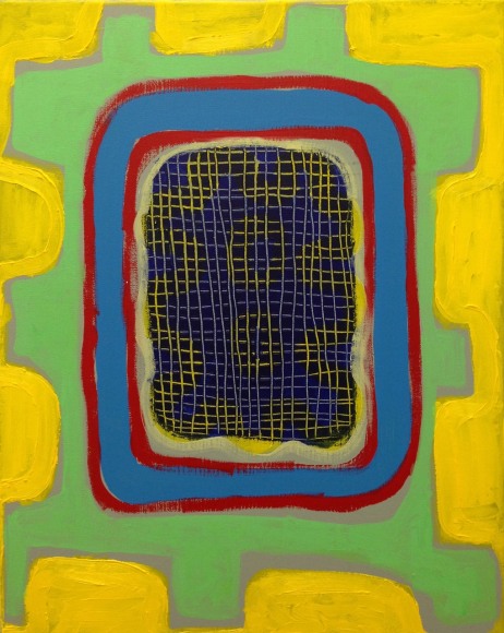 JAY HENDRICK Erased Discarded Painting 2013, acrylic and oil on canvas, 20 x 16 inches