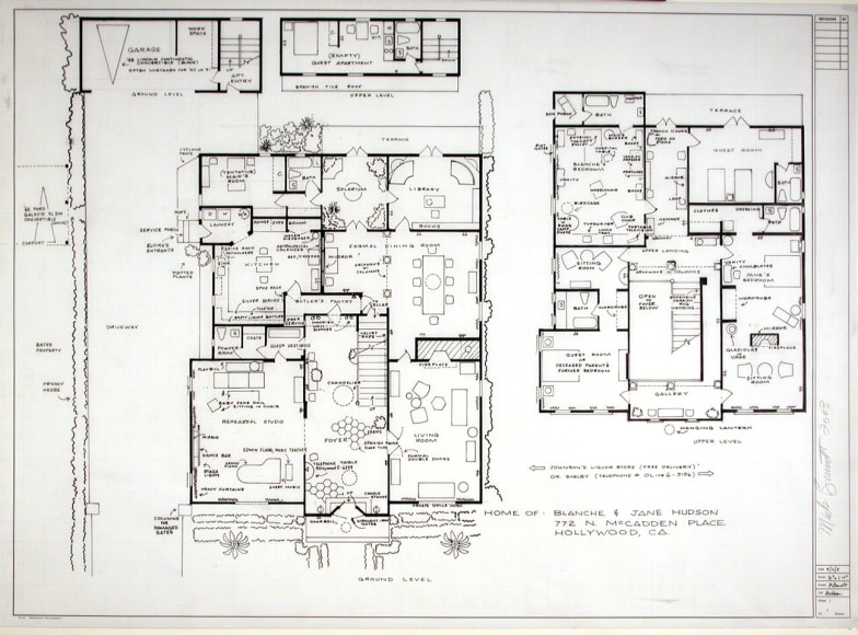 MARK BENNETT Home of Blanche and Jane Hudson (What Ever Happened to Baby Jane?) 2004, pigment print, 20 x 32 inches