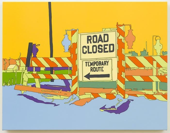 Arthur Rothstein: Detour sign, Chillicothe, Ohio, 2013