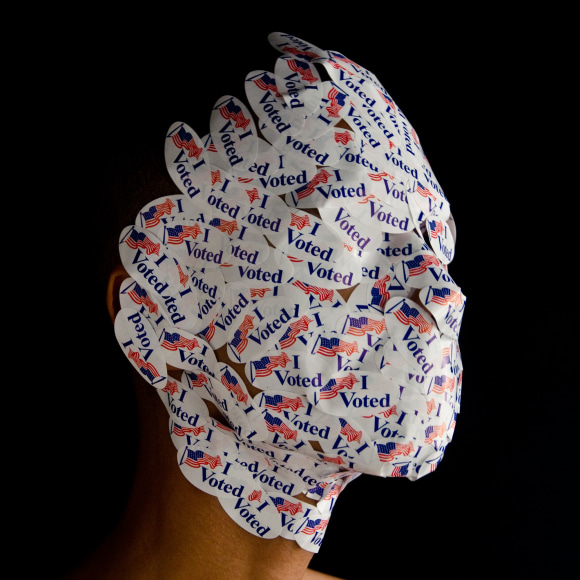 WILMER WILSON IV Model Citizen (Head) 2012, archival pigment print, 15 x 15 inches