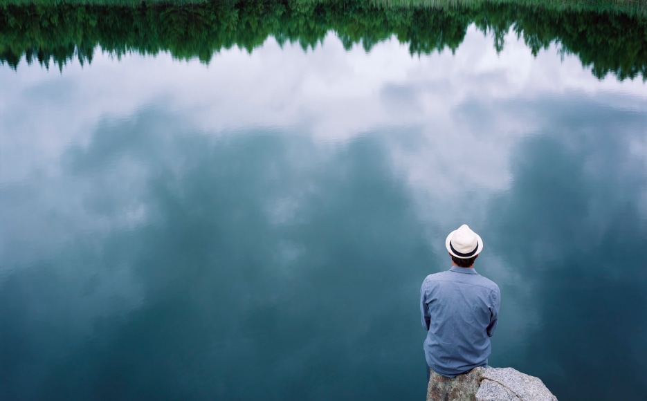 MARIA FRIBERG  full of silence  2015, diasec and silicon mounted pigment print, 59 x 104 inches