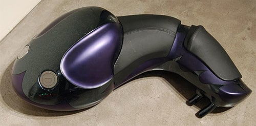 PATRICIA PICCININI Black Velvet (from Cyclepups) 2006, fiberglass, auto paint, leacher, steel, 16 x 43 x 20 inches.