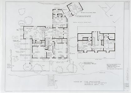 MARK BENNETT Home of the Brenners (The Birds) 2007, graphite and ink on paper, 35 x 45 inches.
