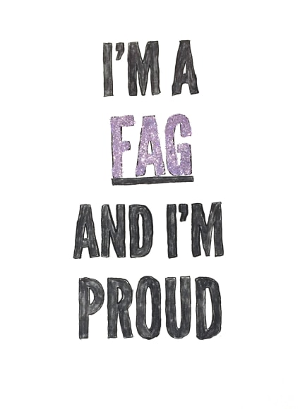 SHELDON SCOTT  l.a.d.c.a.f (purple glitter)  2018, charcoal on Coventry rag, glitter, 30 x 22 inches