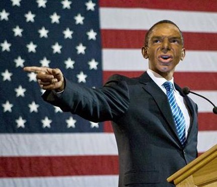JOE OVELMAN If I Were President (Barack Obama 1) 2008, photograph, 4 x 6 inches