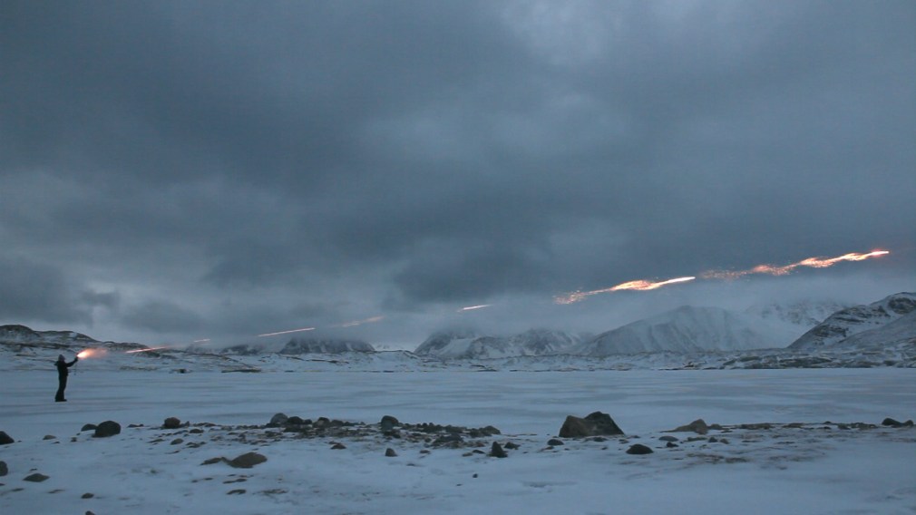 JANET BIGGS In the Cold Edge (video still, from Arctic Trilogy)