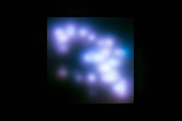 LEO VILLAREAL Invisible Hand 2012, light emitting diodes, mac mini, custom software, circuitry, wood, plexiglas, 34 x 34 x 6 inches