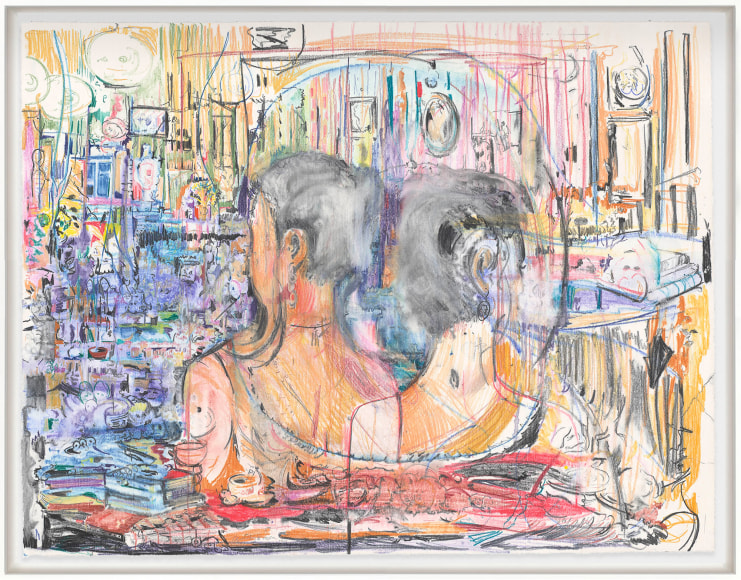 Cecily Brown Untitled, 2023, monotype, CB1441