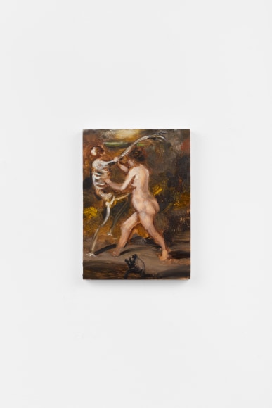 Lisa Ivory
Wrestlers, 2024
oil on panel
7 1/8 x 5 1/8 in
18 x 13 cm
(LIV24.096)
