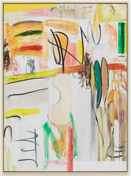 Andreas Breunig, Body Possibility 32, 2020. Oil, graphite, charcoal on canvas, 59 1/8 x 43 1/4 in, 150 x 110 cm (ABR20.007)