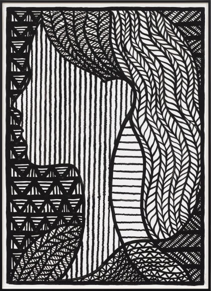 José Lerma Untitled, 2023 Acrylic on polypropylene sheet 86 1/2 x 62 1/4 x 2 in (framed) 219.7 x 158.1 x 5.1 cm (framed) (JLE23.038)