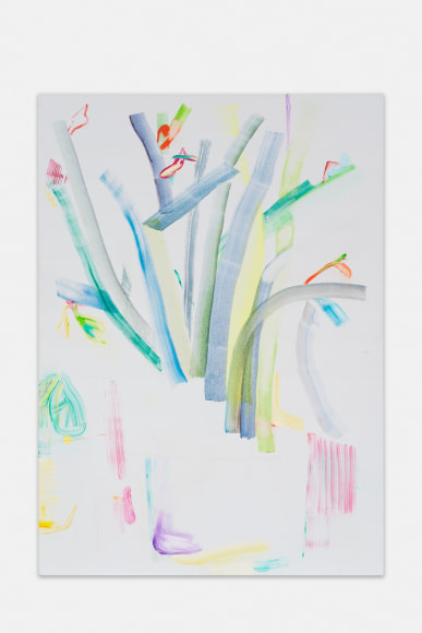 Gerlind Zeilner Parsley, 2022 Signed on the back Egg tempera and oil on canvas 55 1/8 x 39 3/8 in 140 x 100 cm (GZE22.010)