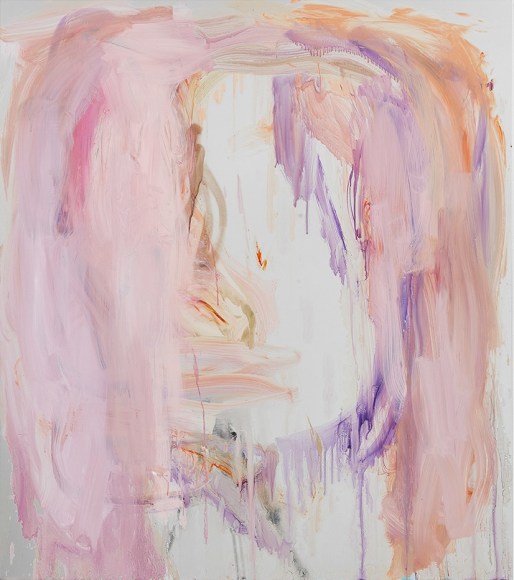 Peter Bonde, Figurine, 2016. Oil on mirror foil, 51 x 45.48 x 1.6 inches, 130 x 115 x 4 cm (PB16.009)
