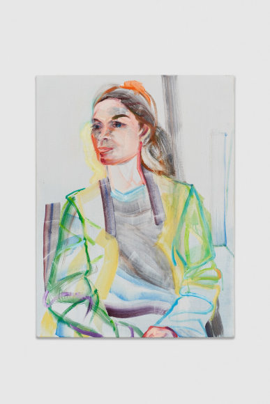 Gerlind Zeilner Martina, 2022 Signed on the back Egg tempera and oil on canvas 31 1/2 x 23 5/8 in 80 x 60 cm (GZE22.019)
