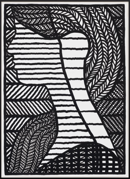 José Lerma Untitled, 2023 Acrylic on polypropylene sheet 86 1/2 x 62 1/4 x 2 in (framed) 219.7 x 158.1 x 5.1 cm (framed) (JLE23.044)