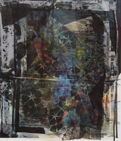 Tamar Halpern, A Comedy of Errors, 2016. UltraChrome ink, silk on linen 70 x 60 inches (177.8 x 152.4 cm) TH16.006