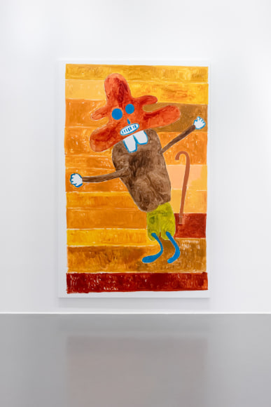 Installation view of André Butzer, Maikäfer flieg!, (January 28 - March 19, 2023), Kunstverein Friedrichshafen. Photo: Kilian Blees