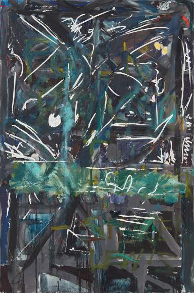 Spencer Lewis, Fuck Picasso, 2015. Oil on canvas 86 x 57 inches (218.4 x 144.8 cm) SL15.002