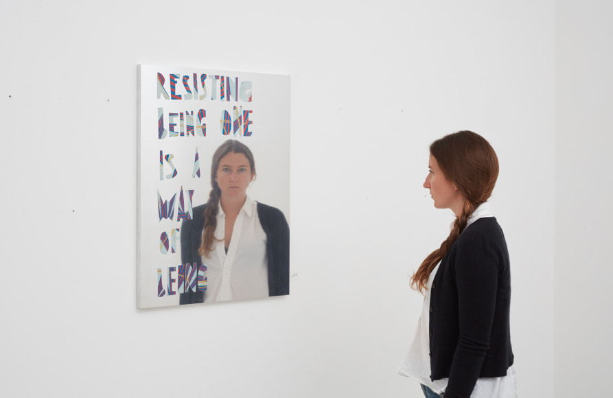 Eve Fowler, "Resisting being one is a way of being", Installation view