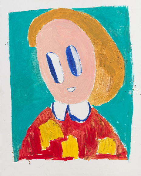 André Butzer, Untitled, 2019. Oil on canvas, 87 1/2 x 68 in, 222.3 x 172.7 cm (AB19.078)