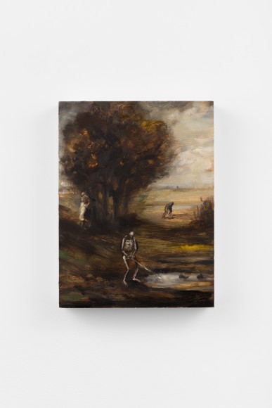 Lisa Ivory
Duck Pond, 2024
oil on panel
9 1/2 x 7 1/8 x 2 in
24 x 18 x 5 cm
(LIV24.034)