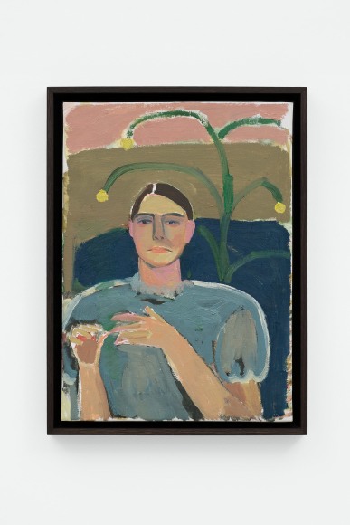 Mònica Subidé Touching fingertips, 2021 Oil on linen 13 x 18 1/8 in 33 x 46 cm (MSU22.014)