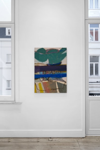 Installation view of Albert Irvin, Albert Irvin: Early Works from the '60s, Nino Mier Gallery, Brussels, October 24 – December 20, 2025