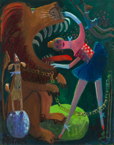 Kyle Staver Lion's Mouth, 2025 Oil on linen 68 x 56 in 172.7 x 142.2 cm (KST25.003)