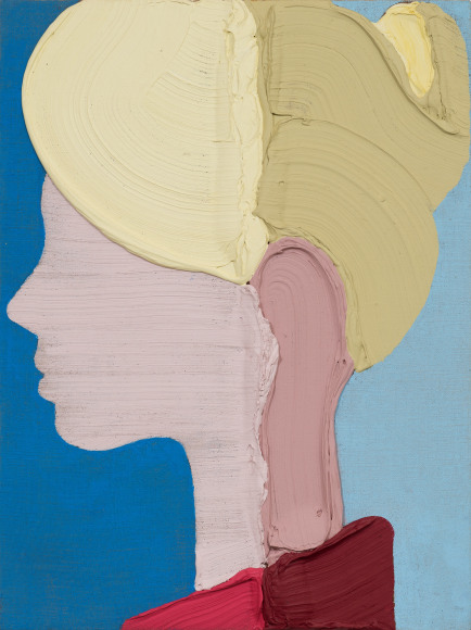 José Lerma Ingrid, 2023 Acrylic on burlap 48 x 36 in 121.9 x 91.4 cm (JLE23.023)