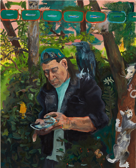 Celeste Dupuy-Spencer Reach Out, 2017 Oil on linen 28 x 35 in 71.1 x 88.9 cm (CDS17.039)