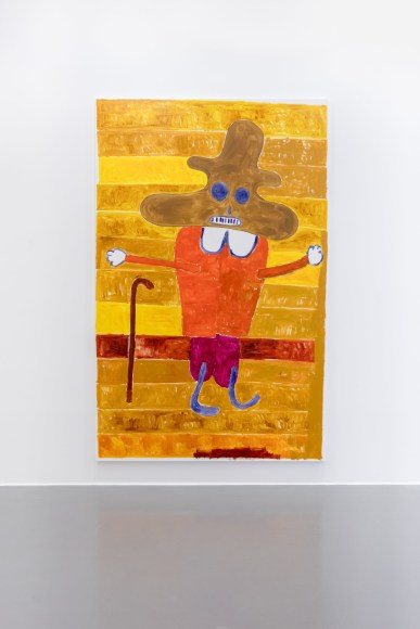 Installation view of André Butzer, Maikäfer flieg!, (January 28 - March 19, 2023), Kunstverein Friedrichshafen. Photo: Kilian Blees