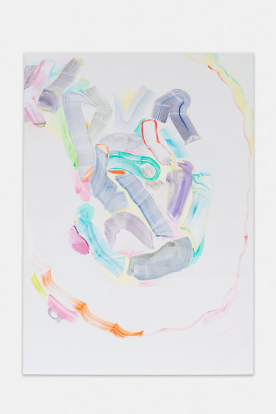 Gerlind Zeilner Green Ash, 2022 Signed on the back Egg tempera and oil on canvas 55 1/8 x 39 3/8 in 140 x 100 cm (GZE22.011)