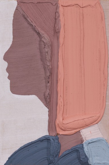 José Lerma Gina, 2023 Acrylic on burlap 36 x 24 in 91.4 x 61 cm (JLE23.030)