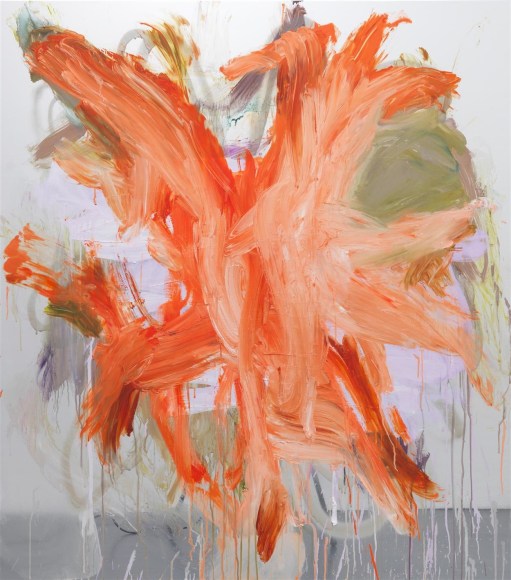 Peter Bonde My Brain Is a Washing Machine, 2014 Oil on mirror-foil 51.18 x 45.28 in 130 x 115 cm (PB14.001)