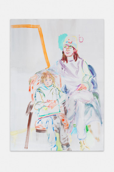 Gerlind Zeilner Lu, 2022 Signed on the back egg tempera and oil on canvas 55 1/8 x 70 7/8 in 140 x 100 cm (GZE22.013)